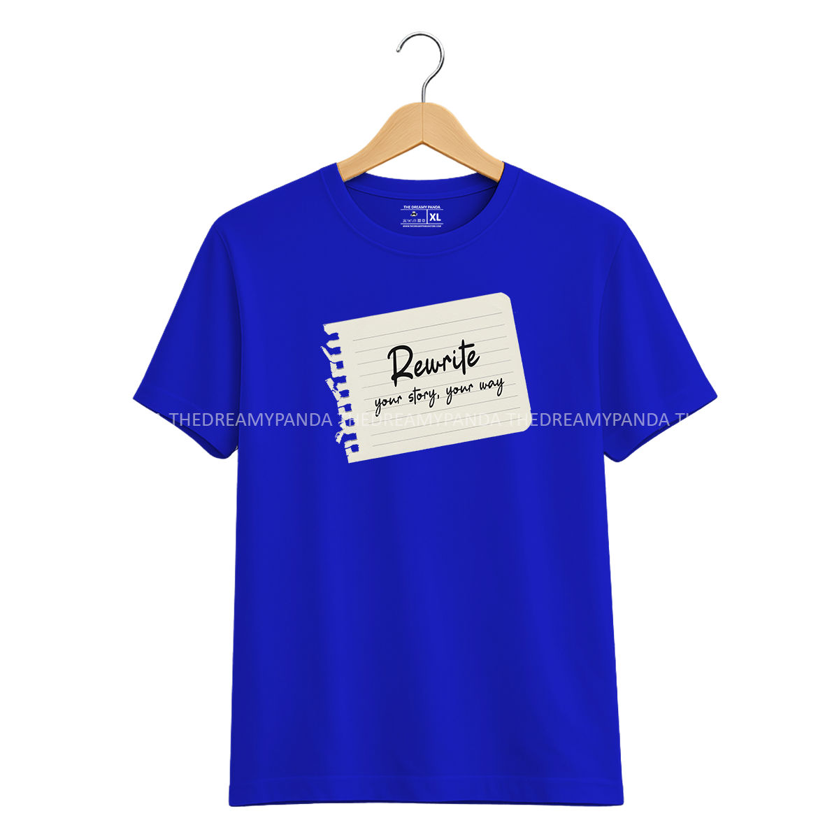 Rewrite you Story You Way - Half sleeve Tshirt - The Dreamy Panda