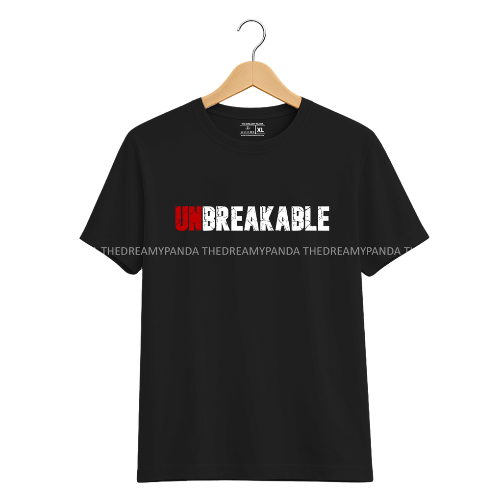 Unbreakable - Half sleeve Tshirt - The Dreamy Panda