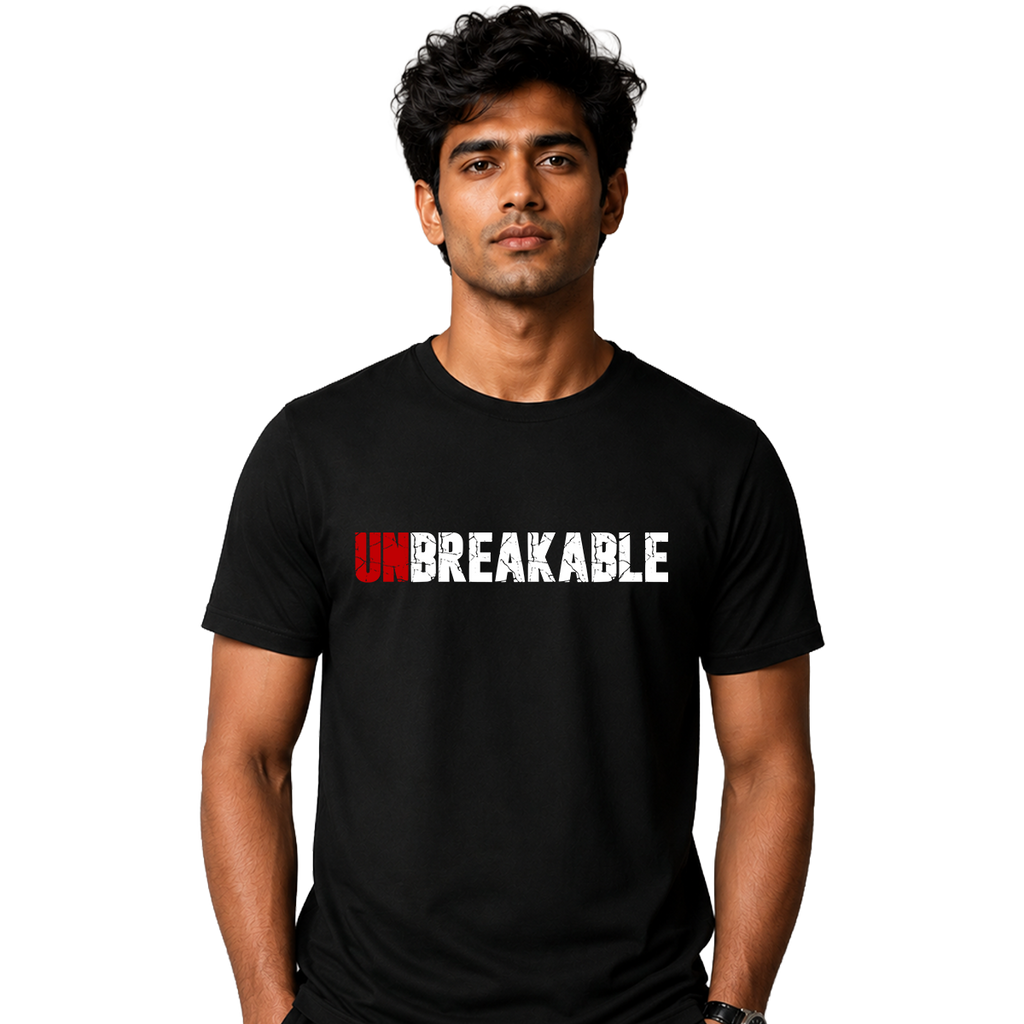 Unbreakable - Half sleeve Tshirt - The Dreamy Panda