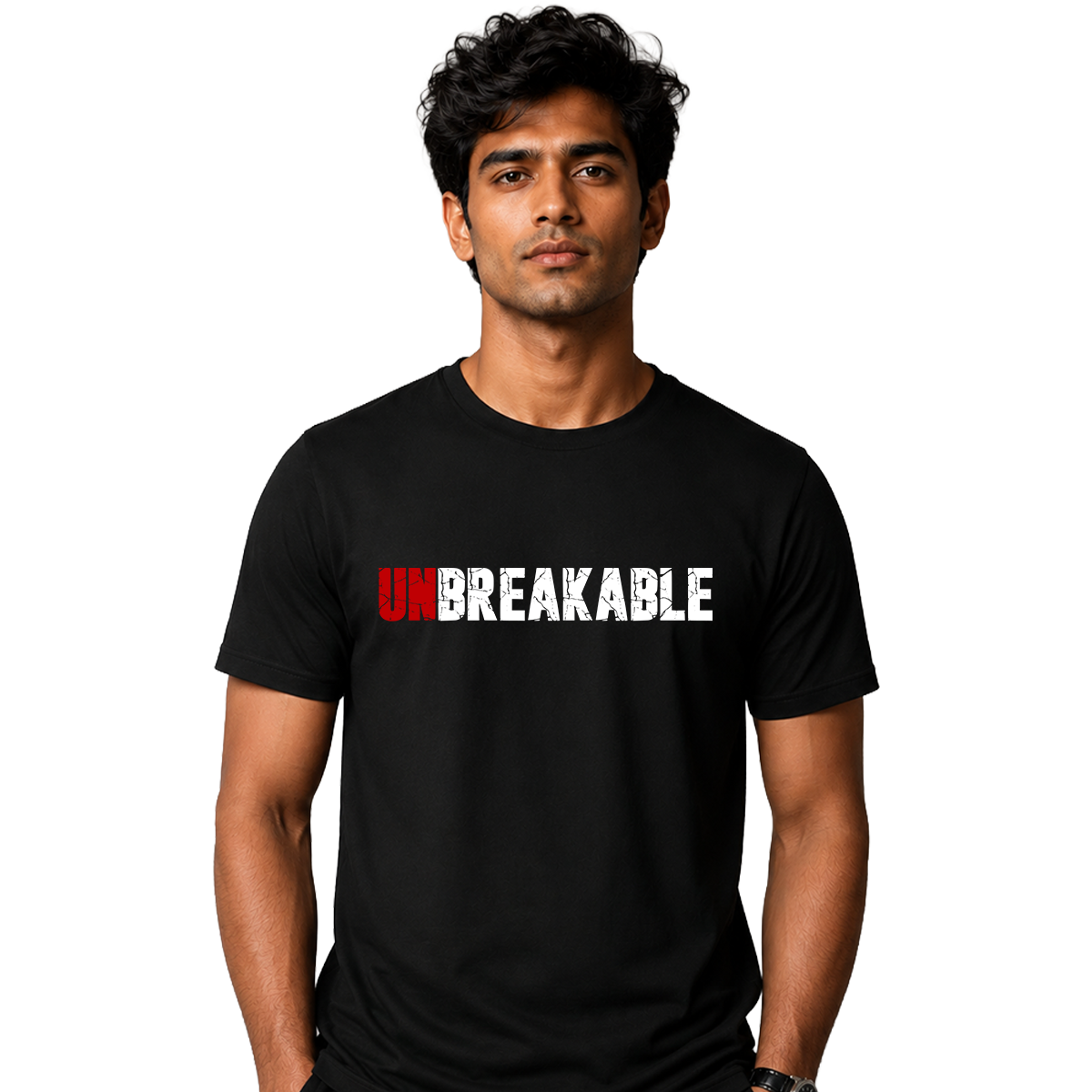 Unbreakable - Half sleeve Tshirt - The Dreamy Panda