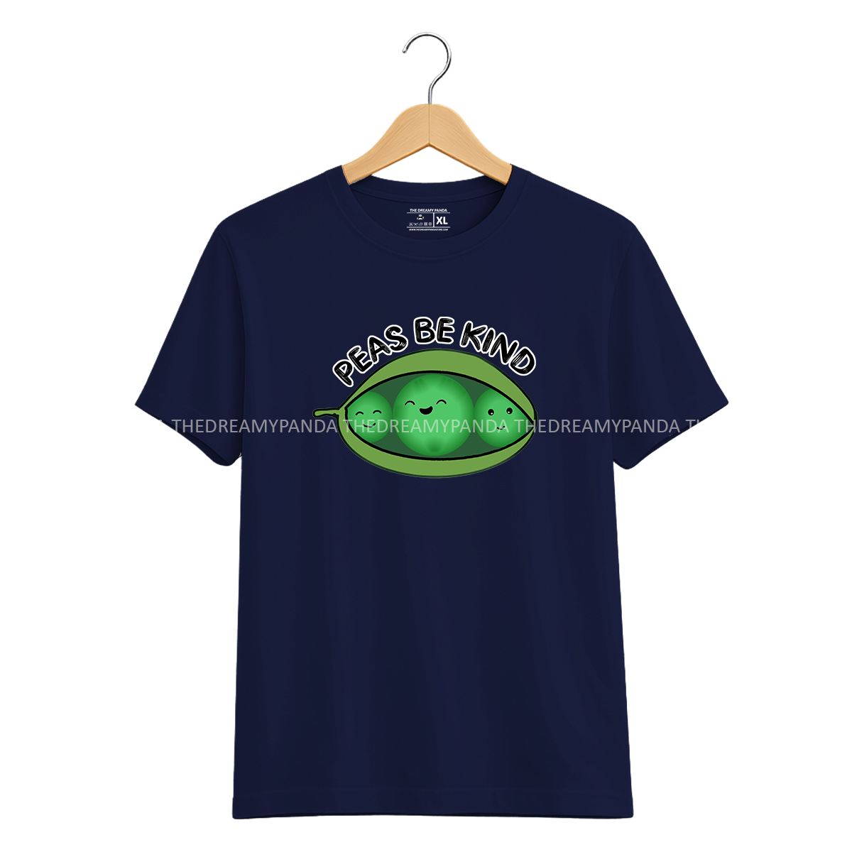 Peas be Kind - Half sleeve Tshirt - The Dreamy Panda