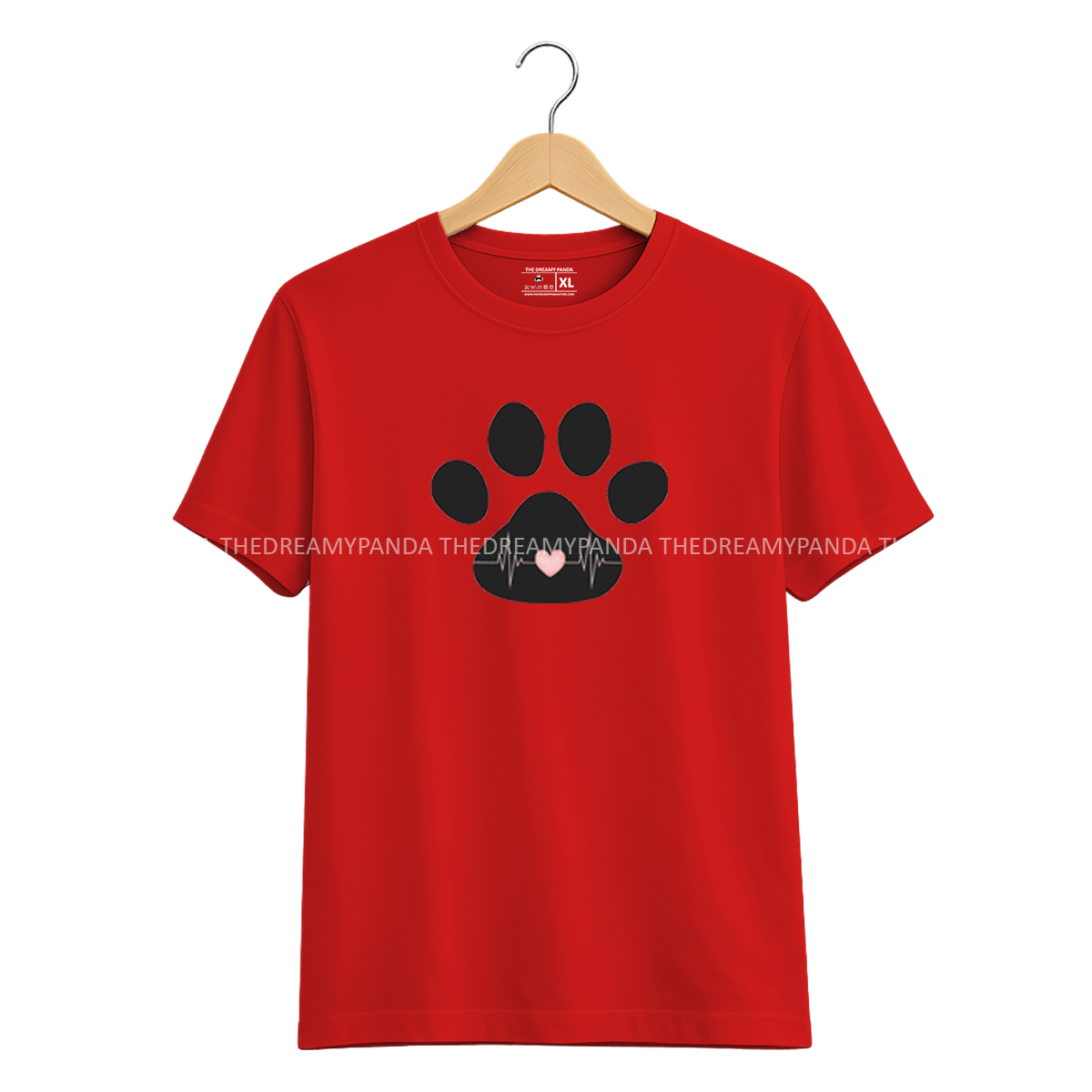 Paws - Half sleeve Tshirt - The Dreamy Panda