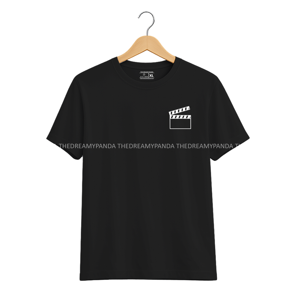 Cinema - Every Frame Tells a Story- Front and Back print - Half sleeve Tshirt - The Dreamy Panda
