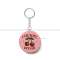 Cherry Bomb - Round Keychains - The Dreamy Panda