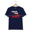 Create Your Own World - Half sleeve Tshirt - The Dreamy Panda