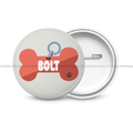 Customise your Dog's Name - Custom Name Tag- Round Button Badge - The Dreamy Panda