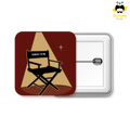 Director Chair - 50mm Square Badges - The Dreamy Panda