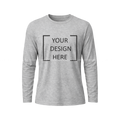 Customise your T-shirt - Grey Full sleeve T-shirt - The Dreamy Panda