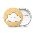 Happy Cloud - Round Button Badge - The Dreamy Panda