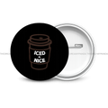 Iced and Nice - Round Button Badge - The Dreamy Panda