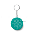 Kolam Rangoli design - Round Keychains - The Dreamy Panda