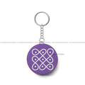 Kolam Rangoli design - Round Keychains - The Dreamy Panda