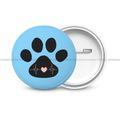 Paws - Round Button Badge - The Dreamy Panda