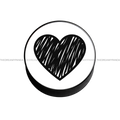 Scribbled Heart - Pop socket - Phone Grip - The Dreamy Panda