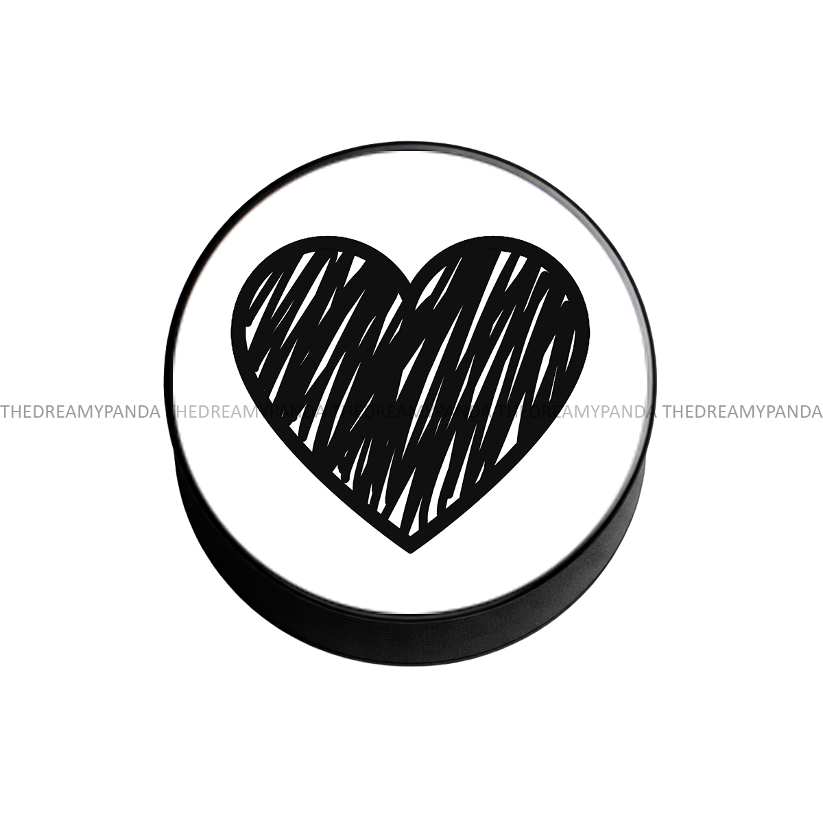 Scribbled Heart - Pop socket - Phone Grip - The Dreamy Panda