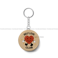 Self Love Club - Round Keychains - The Dreamy Panda