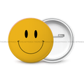 Happy Smiley - Motivational Round Button Badge - The Dreamy Panda