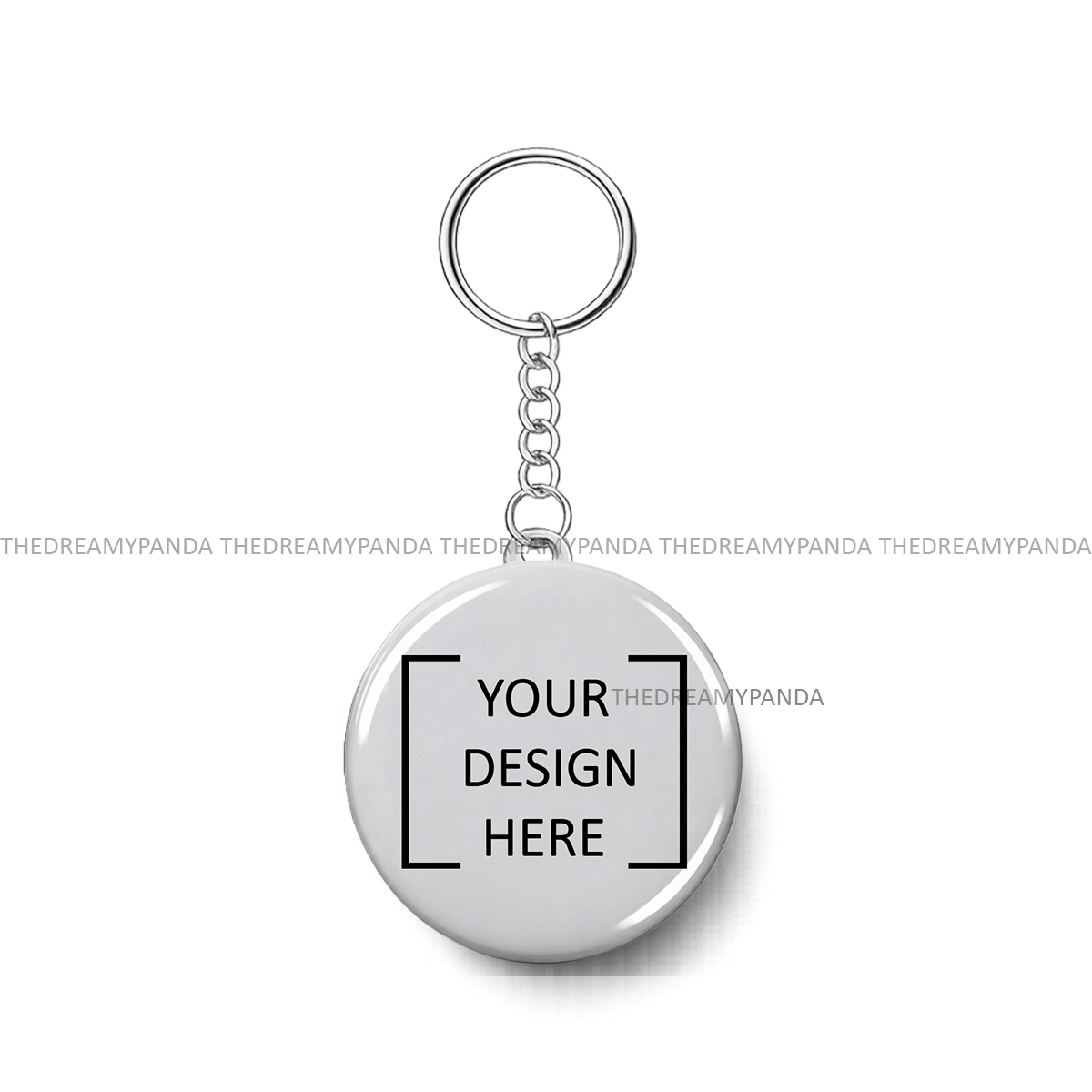 Personalised Round Keychains - The Dreamy Panda