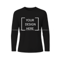 Customise your tshirt - Black Full sleeve T-shirt - The Dreamy Panda